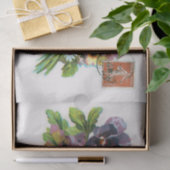 純正（AIではない）ヴィンテージパンジー&スタンプ葉書 薄葉紙 (ギフト)