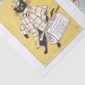 純正（AIではない）ヴィンテージブラック猫マガジンカバー 薄葉紙 (詳細)