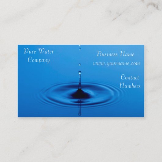 純水名刺 名刺 (正面)