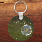 純水気泡キーチェーン キーホルダー (正面)
