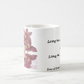 純潔マグカップのLIfeを愛する コーヒーマグカップ (中央)