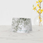 純潔結婚の受容 カード (黄色い花)