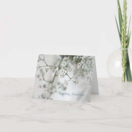 純潔結婚の受容 カード (正面)