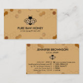 純生ハニービーキーパーハニカム養蜂所 名刺 (正面/裏面)