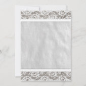 純白のカントリー ラッセルのウェディング招待状 招待状 (裏面)