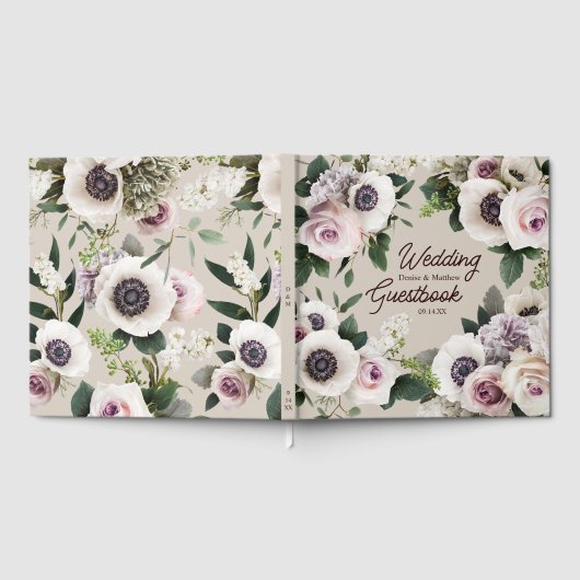 純白の花 ゲストブック (全面)