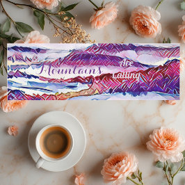 純白の雪に覆われた山々が静かなアルプスの瞑想を呼び起こす ヨガマット