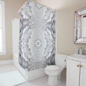純白フローラシャワーカーテン シャワーカーテン (インサイチュ)