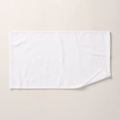 純白無地の色 バスタオルセット (ハンドタオル)