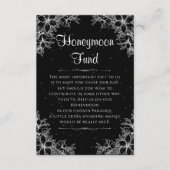 純白豪華結婚式ハネムーンファンド エンクロージャーカード (正面)