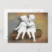 純真で甘い子ども時代キス ポストカード (正面/裏面)