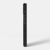 純真な黒 iPhoneケース (左側面)