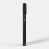 純真な黒 iPhoneケース (右側面)