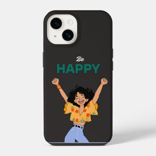 純真な黒 iPhoneケース (裏面)
