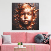 純真の銅夢 キャンバスプリント (インサイチュ (リビング))