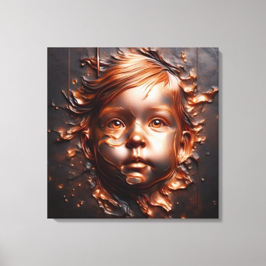 純真の銅夢 キャンバスプリント (正面)