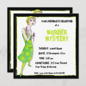純真無垢な殺人ミステリーの招待状 招待状 (正面/裏面)