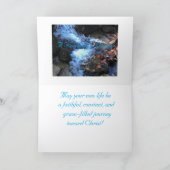 純粋でクリスチャン、キリストでバプテスマを受けたカード カード (内部)