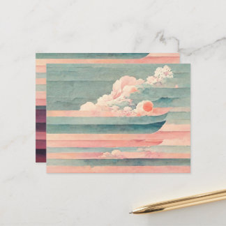 純粋でユニークちょっとした視覚 ポストカード