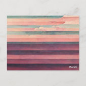 純粋でユニークちょっとした視覚 ポストカード (裏面)