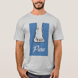 純粋なはだし Tシャツ