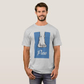 純粋なはだし Tシャツ (正面フル)