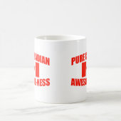 純粋なカナダの素晴らしness コーヒーマグカップ (中央)