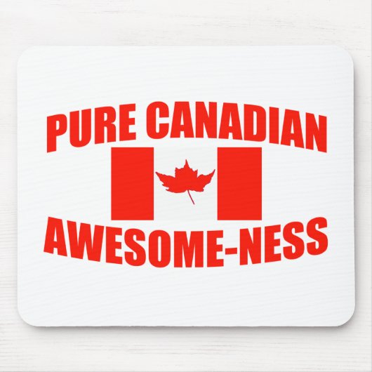純粋なカナダの素晴らしness マウスパッド (正面)