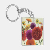 純粋なパレットのジニア キーホルダー (正面左)