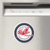 純粋なファイアバードレーシングガソリンヴィンテージ標識 マグネット (インサイチュ (食洗機))