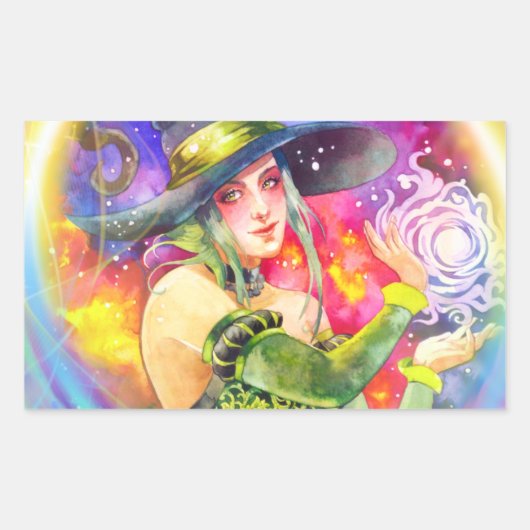 純粋なマジック 長方形シール (正面)