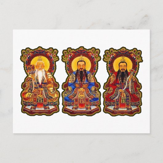 純粋な三人 ポストカード (正面)