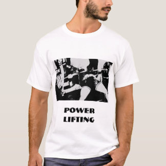 純粋な力のパワー持ち上がること Tシャツ