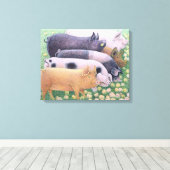 純粋な喜び キャンバスプリント (インサイチュ (ウッドフロア))