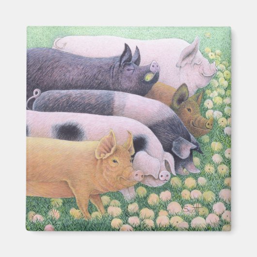 純粋な喜び マグネット (正面)