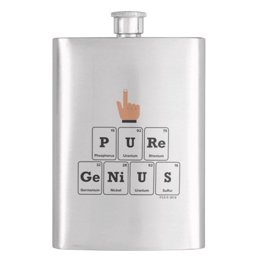 純粋な天才 フラスク (正面)