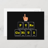 純粋な天才 ポストカード (正面/裏面)