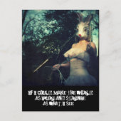 純粋な奇妙な世界 ポストカード (正面)