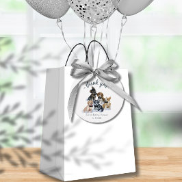 純粋な子犬 |かわいい赤エレガントちゃんシャワー フェイバータグ