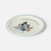 純粋な子犬 |犬テーマ誕生日パーティー用品 ペーパープレート (アングル)