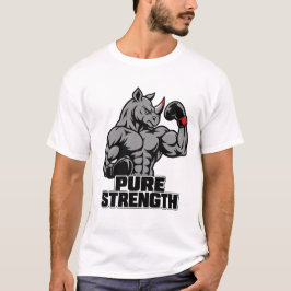 純粋な強さサイギュッムモチベーションフレーズ Tシャツ