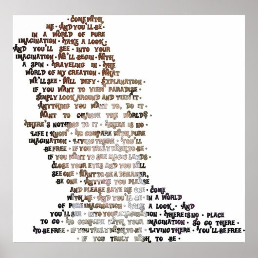 純粋な想像力 ポスター (正面)