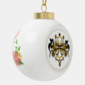 「純粋な意味へのコード」 セラミックボールオーナメント (左)