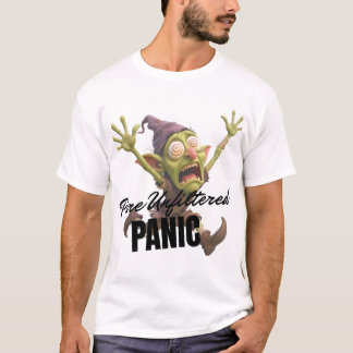 純粋な未加工のパニック Tシャツ