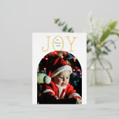 純粋な歓喜 箔シーズンポストカード (立ち正面)