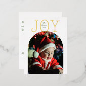 純粋な歓喜 箔シーズンポストカード (正面/裏面)