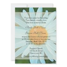 純粋な白デイジーの花クリスチャン結婚ズ