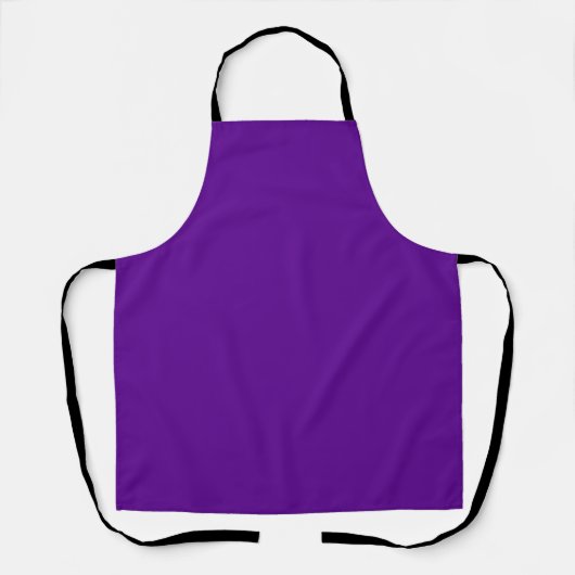 純粋な紫色の色調 エプロン (正面)