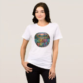 純粋な道 トライブレンドTシャツ (正面全面)