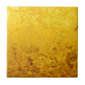 純粋な金ゴールドパターン/金ぱく タイル (正面)